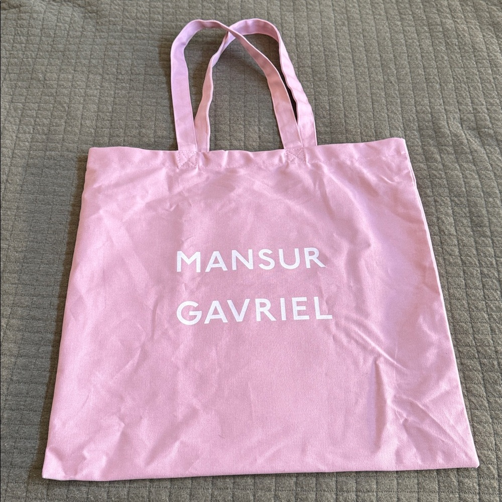 nwt mansur gavriel cabas leather tote - Picture 11 of 16